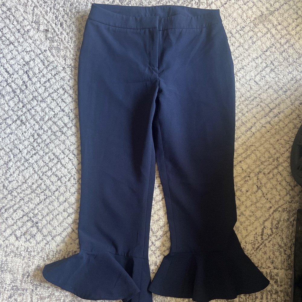Navy Flare Bottom Pant
